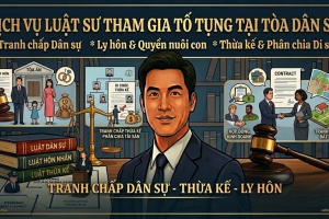 DỊCH VỤ LUẬT SƯ THAM GIA TỐ TỤNG TẠI TÒA ÁN DÂN SỰ